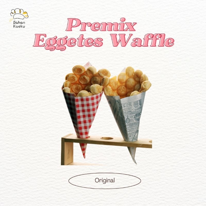 

1KG BAHAN KUE KU - TEPUNG INSTAN/PREMIX EGGETES/HONGKONG WAFFLE PREMIUM