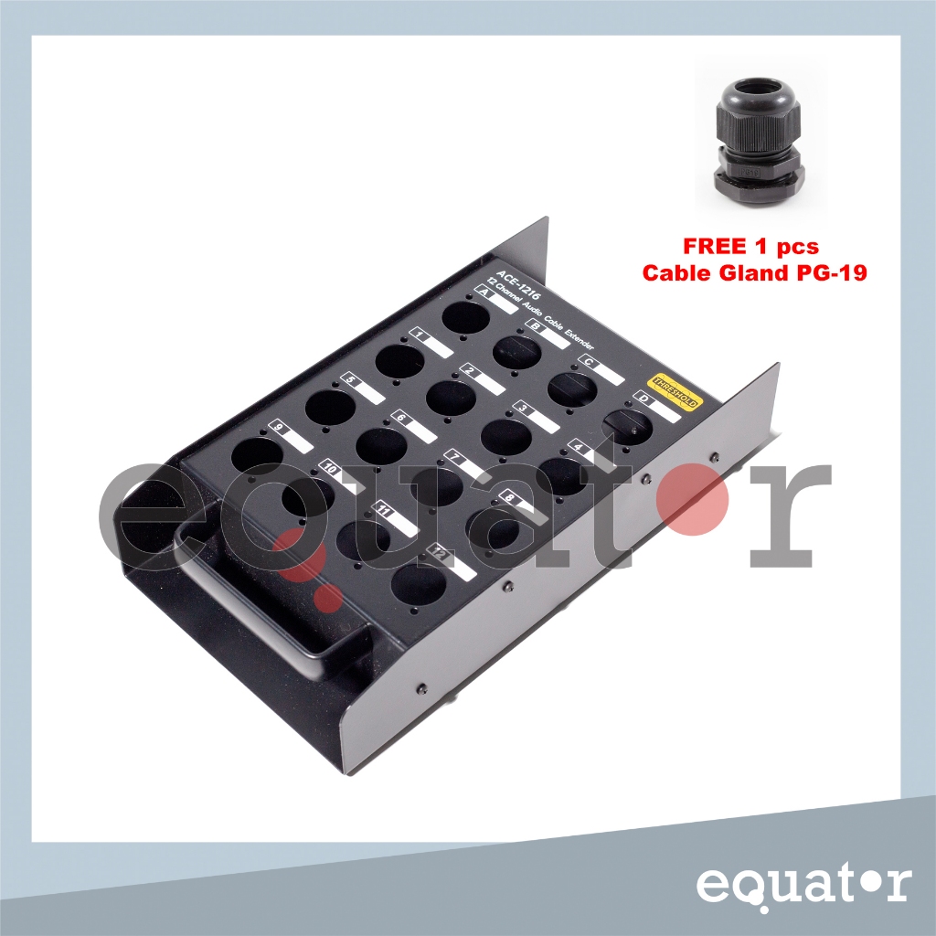 Box Cable Extender ACE - 1216 Threshold / Box Kabel Snake 16 Channel