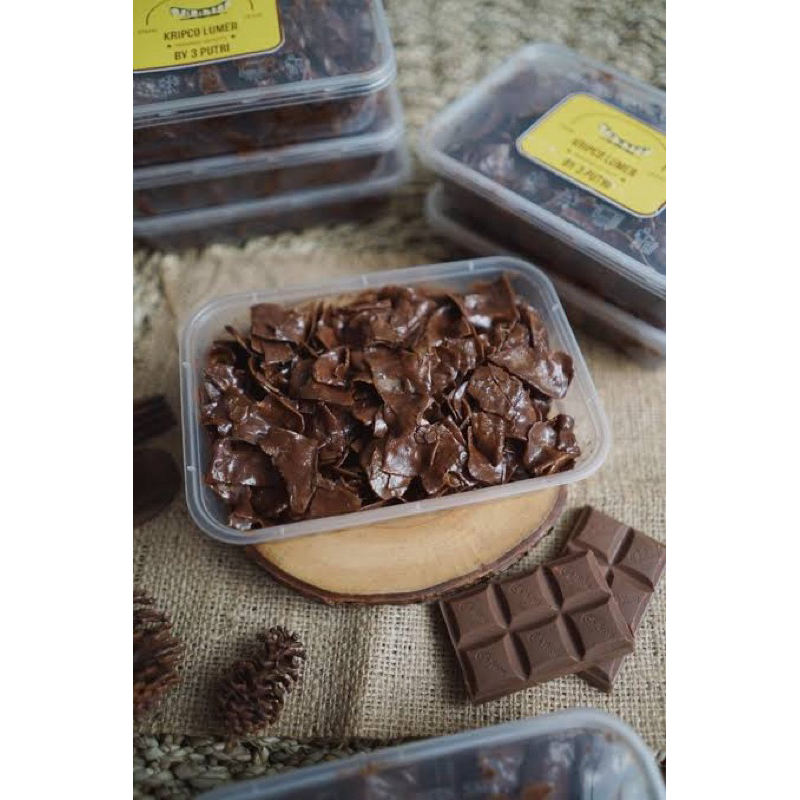 

kripik pisang coklat lumer