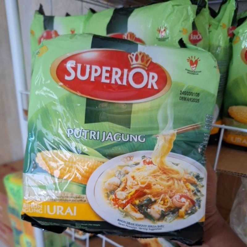 

mi jagung superior mi bihun super enak 1 bungkus