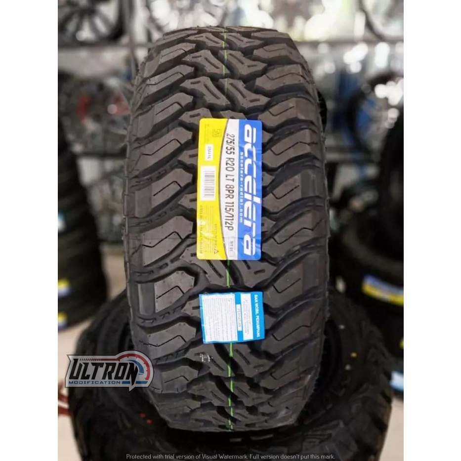 Ban Mobil Merk Accelera M/T R20 275 55 r20 Untuk Mobil pajero,fortuner