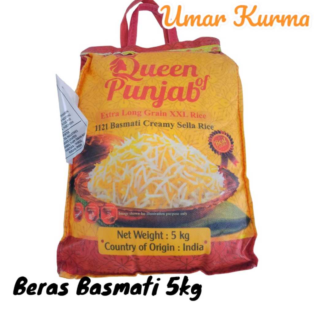 

Beras Basmati Queen of Punjab Berat 5kg