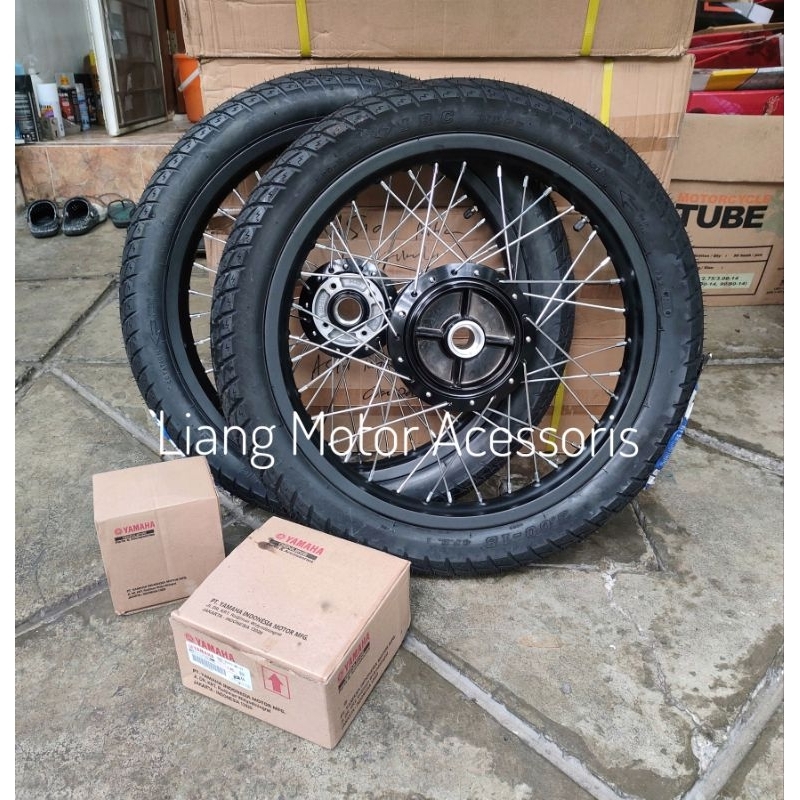 Ban Set Velg Jari2 VRossi Ring 17 / 18 Tromol Original Yamaha RX King / RXZ / RXS / RXK / RX King Sp