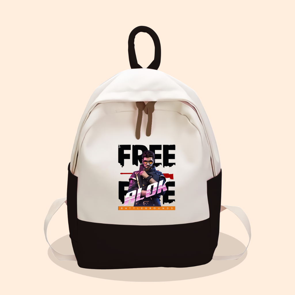 Kantong Anak Sekolah Free Fire Bundle Alok Backpack Anak Sekolah