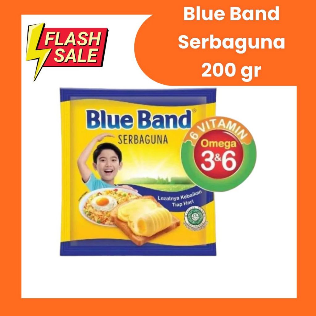 

Blue Band Serbaguna TERMURAH Kemasan 200 Gr