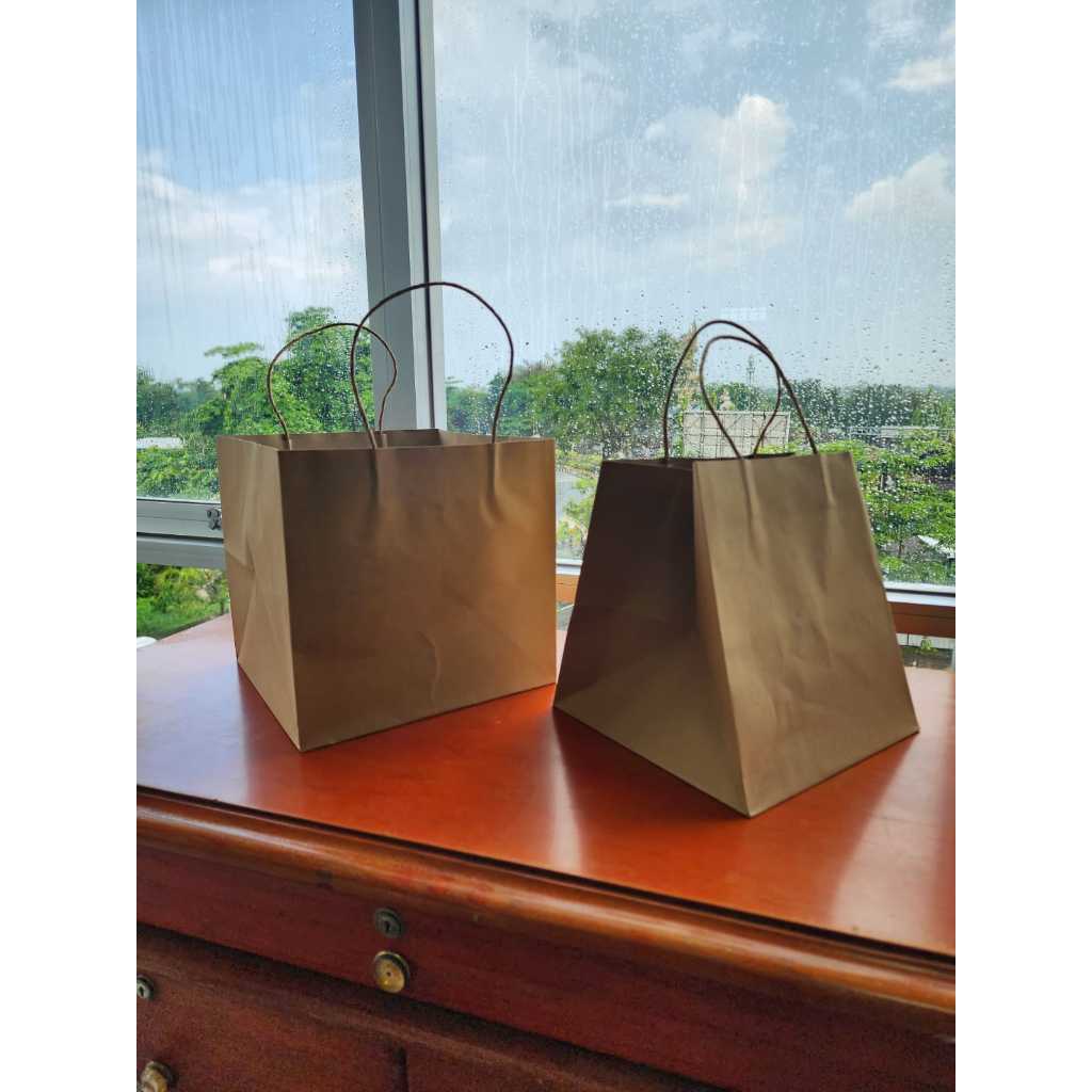 

@1pack Shopping Bag 21x21 Craft Polos / Paper Bag