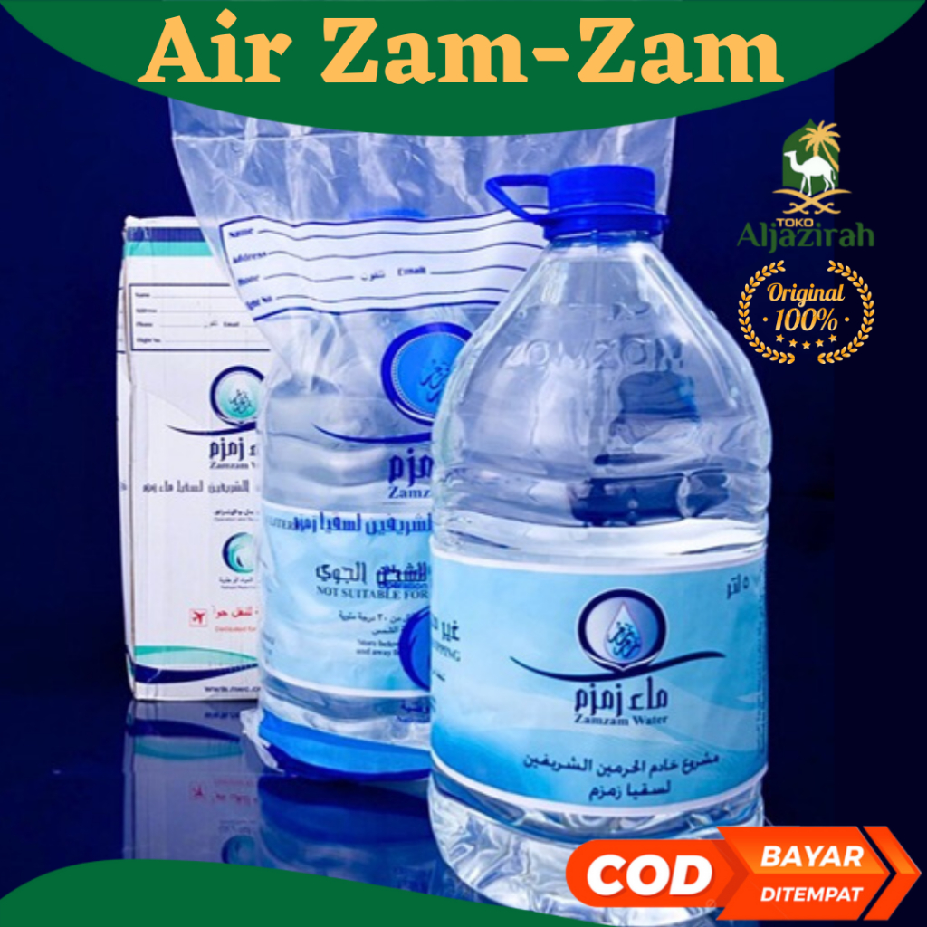 

Air Zam-zam Original | Zam-Zam Water Asli Makkah 5 liter | Oleh-Oleh Haji Umroh