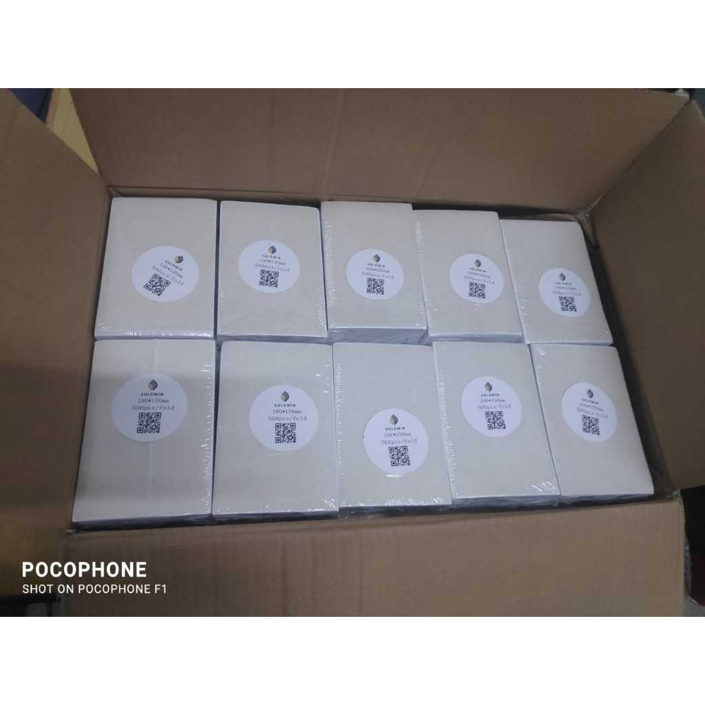 

lkjj STICKER KERTAS THERMAL LABEL 100X150 MM A6 LEMBAR