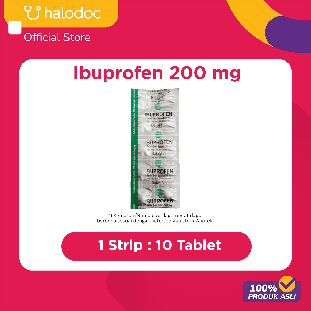 Ibuprofen 200 Mg 10 Tablet