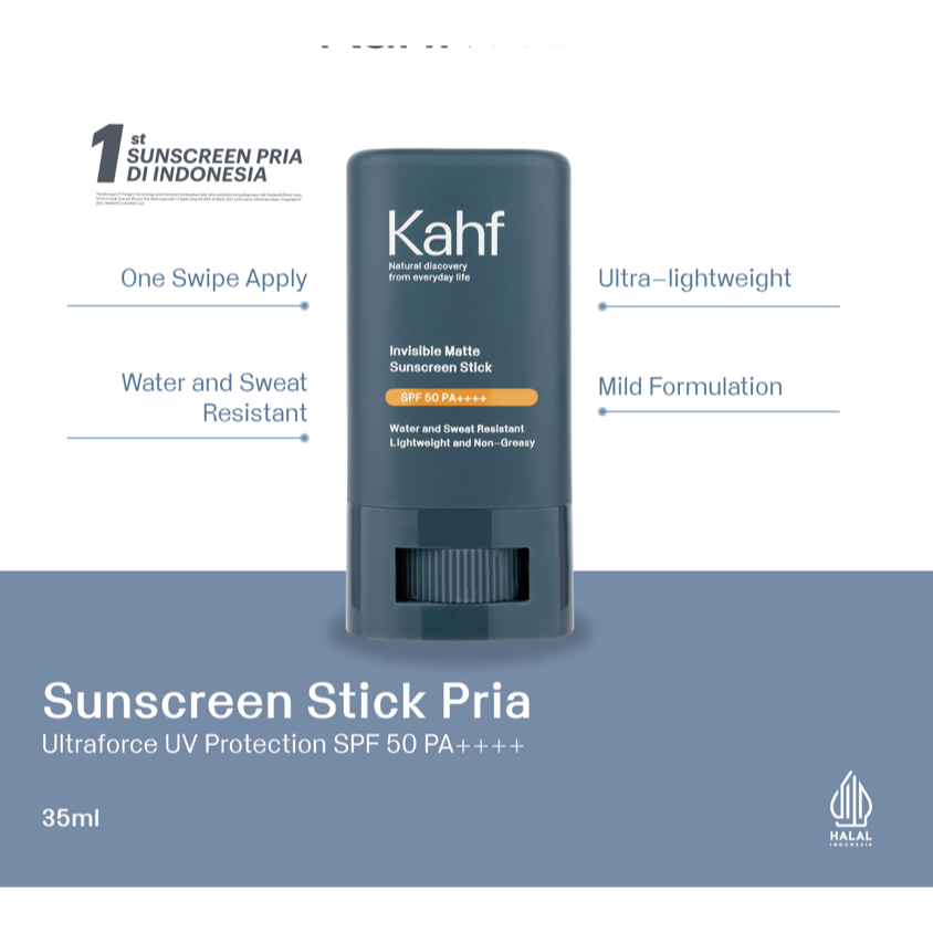 KAHF INVISIBLE MATTE SUNSCREEN STICK