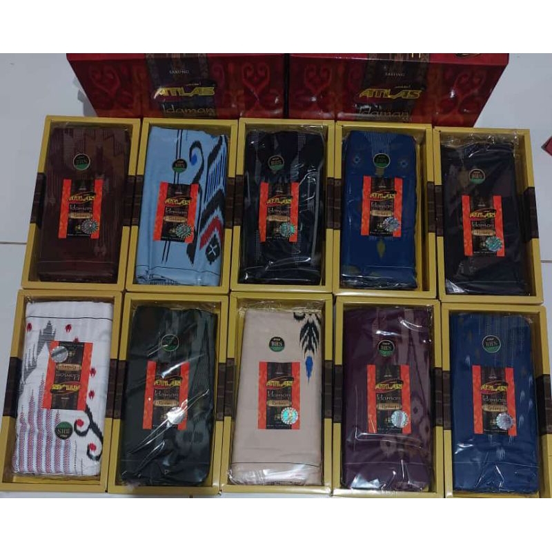 SARUNG TENUN ATLAS IDAMAN KEMBANG NEW