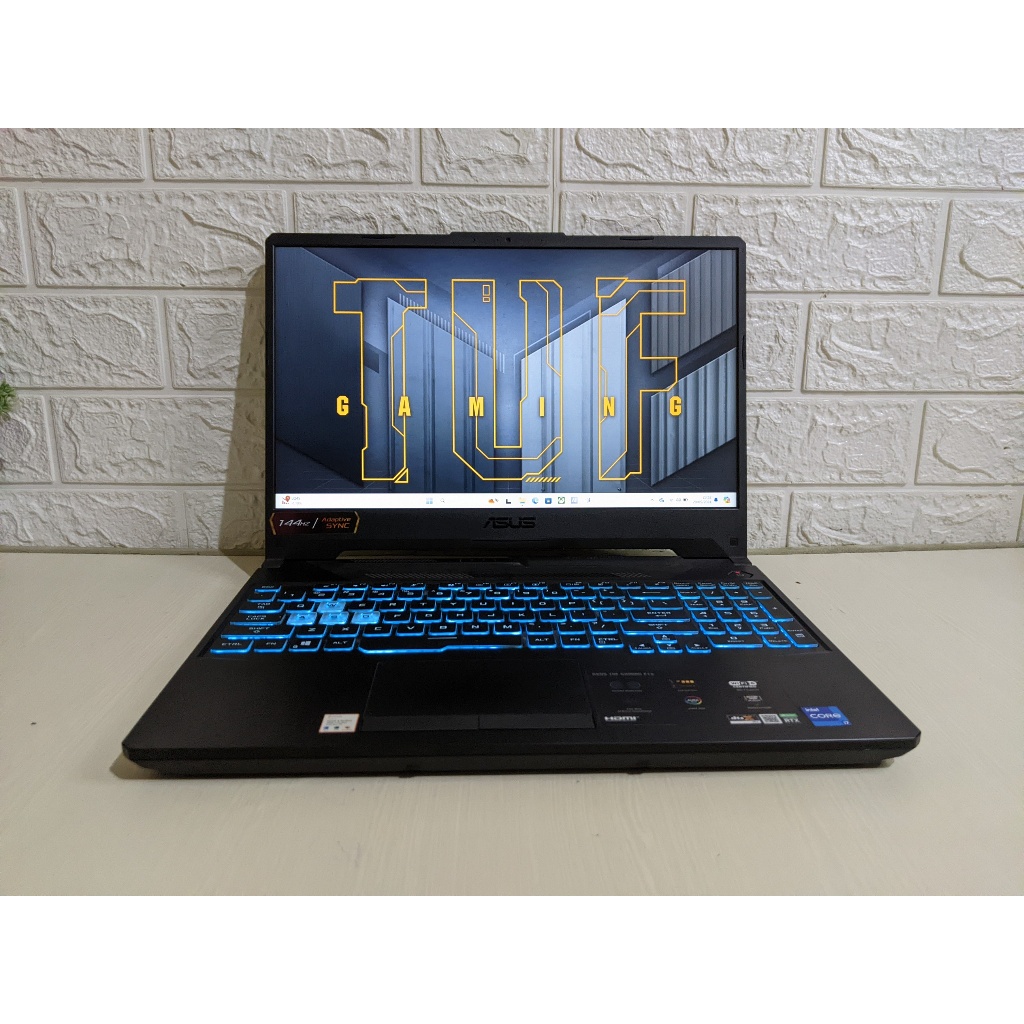 Asus TUF Gaming F15 FX506HEB Core i7 11800H VGA Nvidia RTX 3050Ti 4GB Laptop Second Gen 11 RTX3050Ti