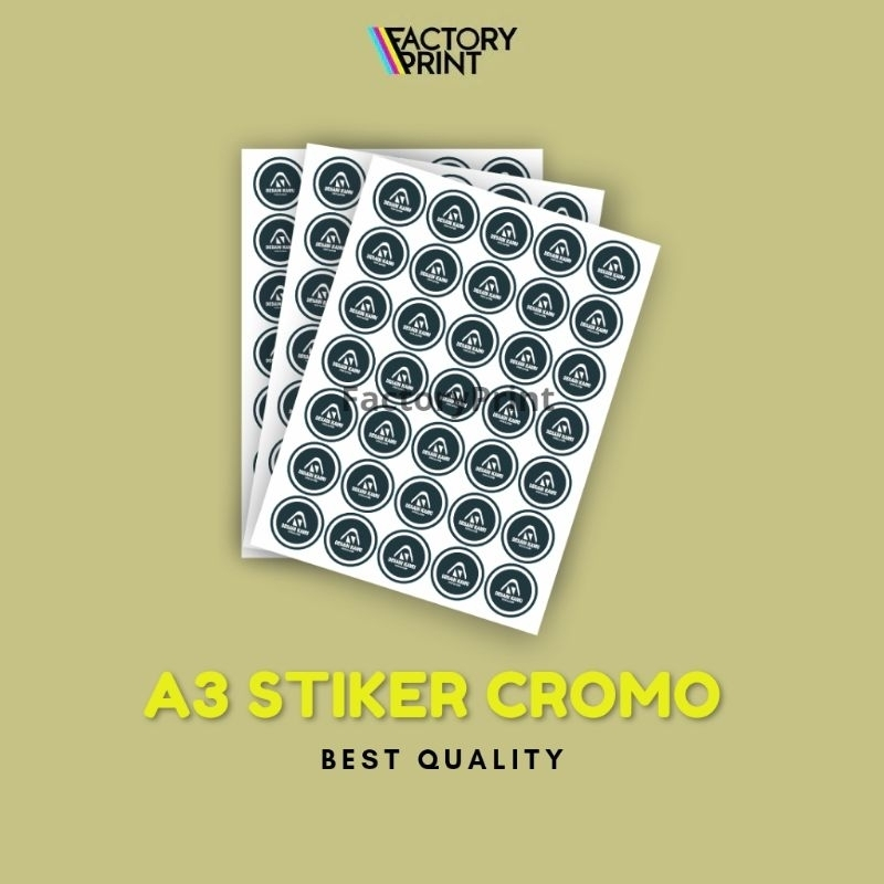 

Cetak Sticker Chromo | Sticker A3+ | Sticker Custom | Sticker Murah