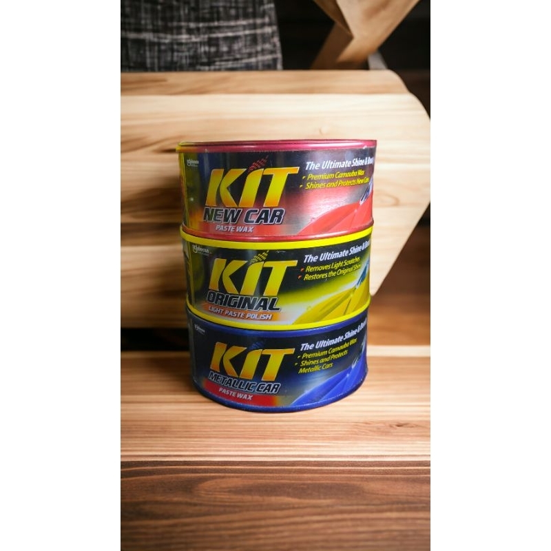 Kit Paste Metallic(Biru), Kit Paste Original(kuning), Kit Paste New Car (Merah) 225g