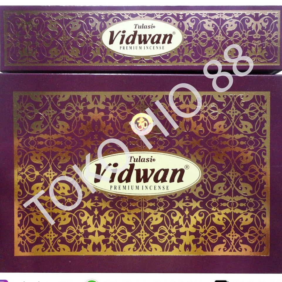 Hio / Dupa India Wangi Merk Tulasi Vidwan Incense Sticks Aromateraphy