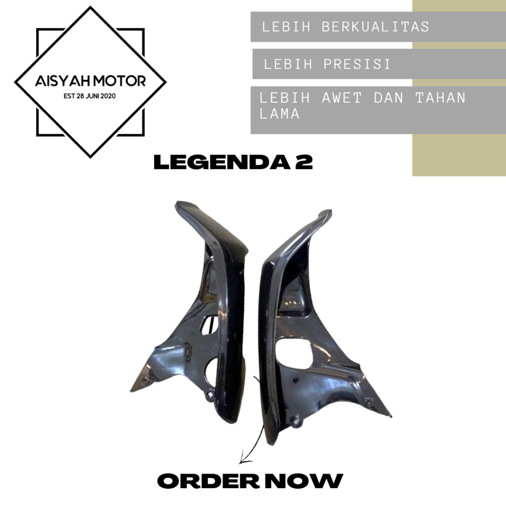 Sayap Honda Astrea Legenda 2 Warna Hitam