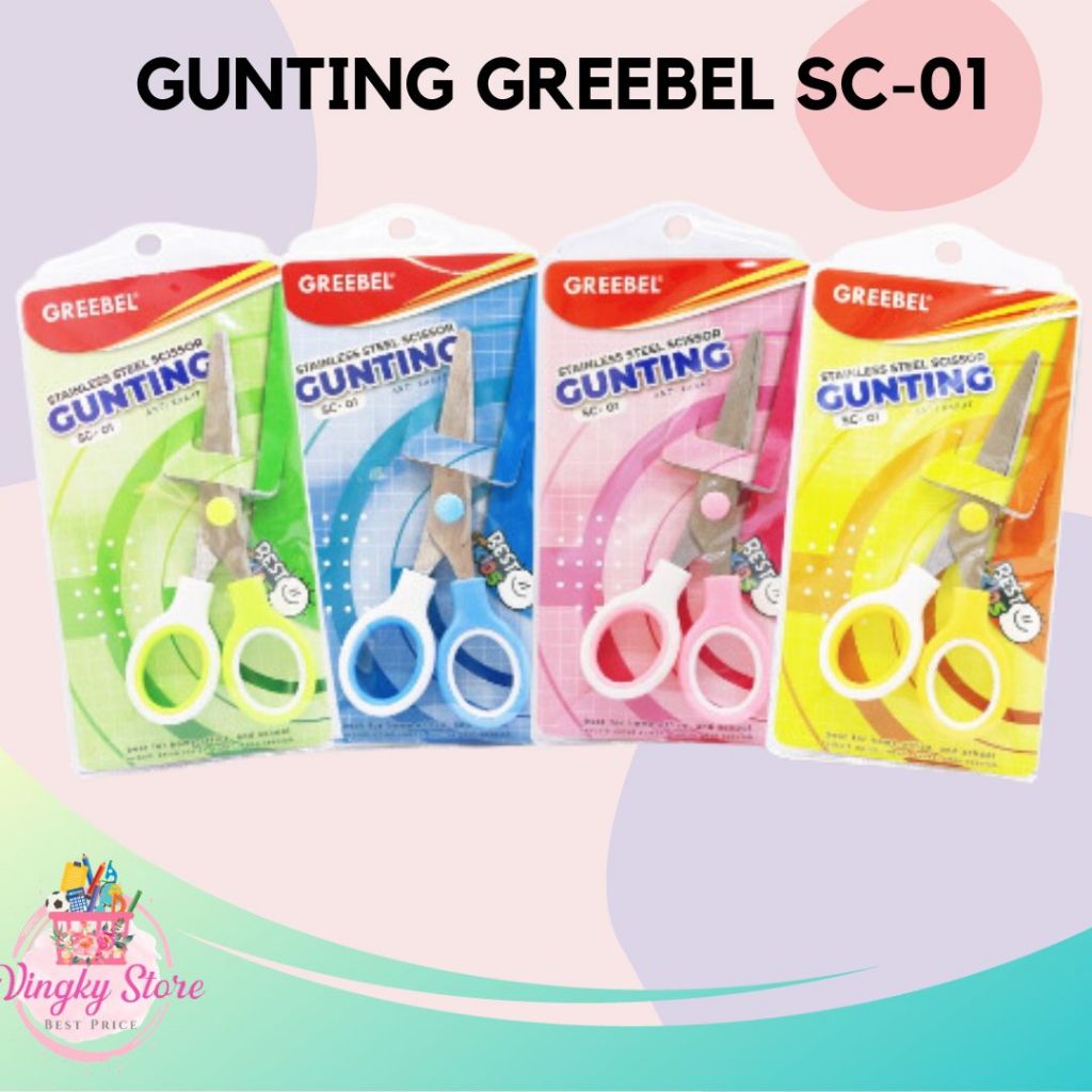 

Scissors / Gunting Sekolah / Gunting Anak Greebel SC-01