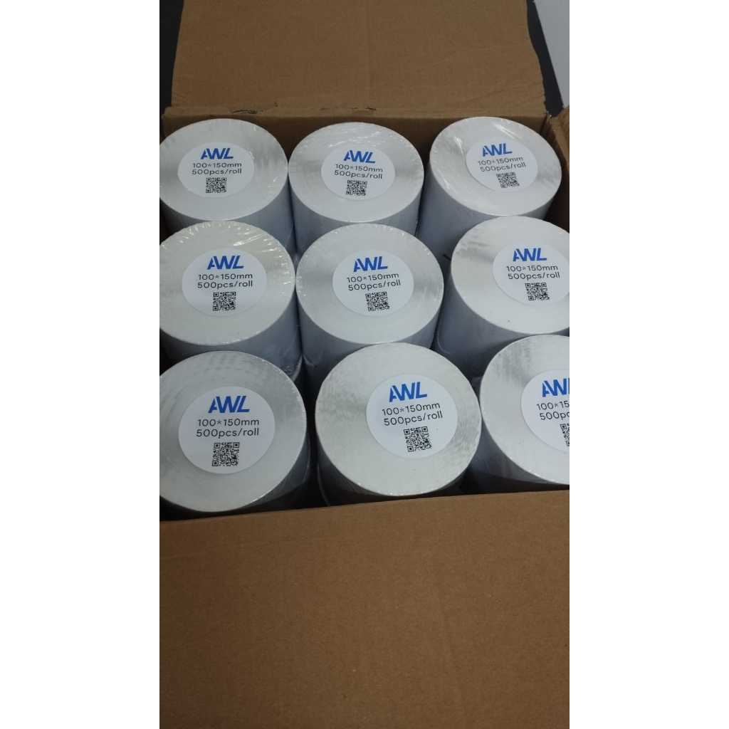 

bib LABEL STICKER THERMAL 100x150 BARCODE