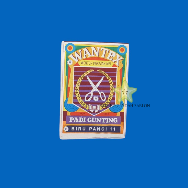 Wantex Biru Panci BLIMBING INDAH SABLON MALANG Best Quality Wenter Padi Gunting Pewarna Textil Tie D