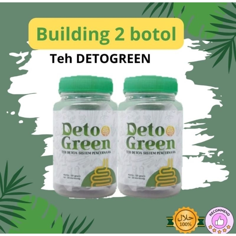 

[ BUILDING ISI 2 BOTOL] DETO GREEN TEH HERBAL LANGSUNG PLONG