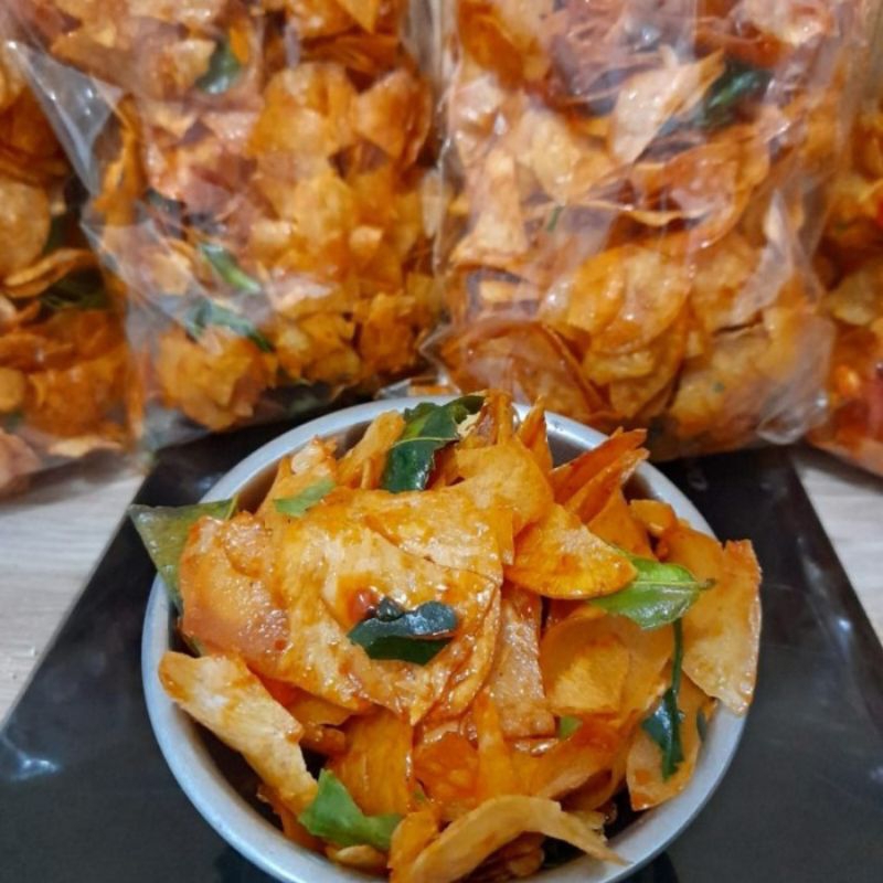 

500 Gram Keripik Singkong Rujak Bisa COD