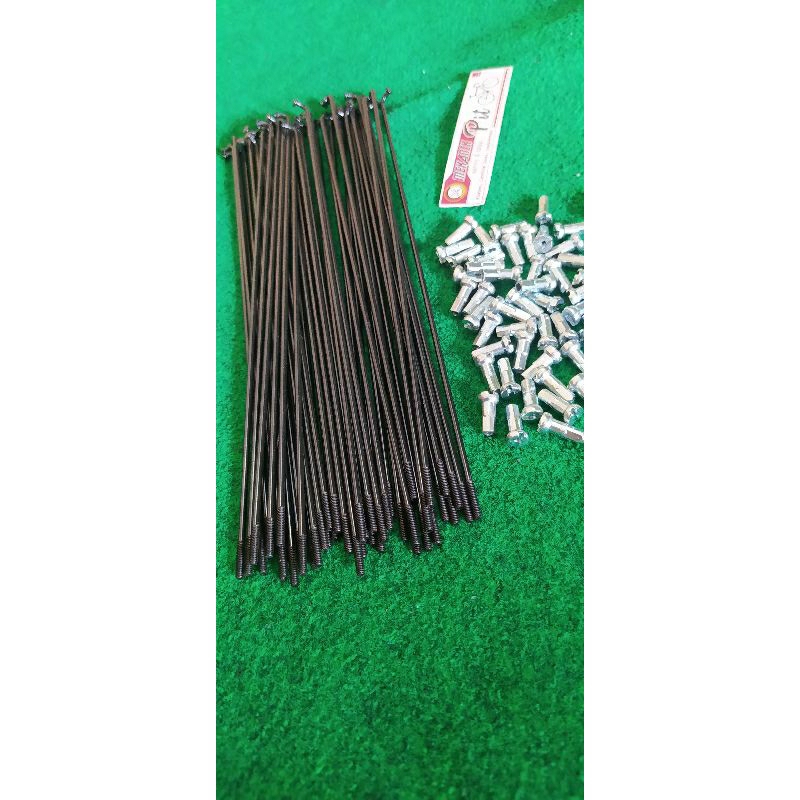 ruji / spoke jari jari sepeda panjang 187mm sepeda BMX 20 sepeda lipat , minion, mini velo dll