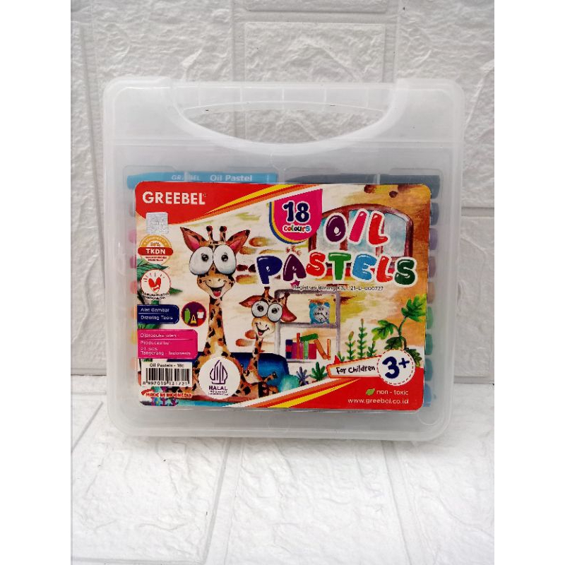 

Krayon Greebel 18 Warna / Oil Pastel Greebel / Crayon Greebel