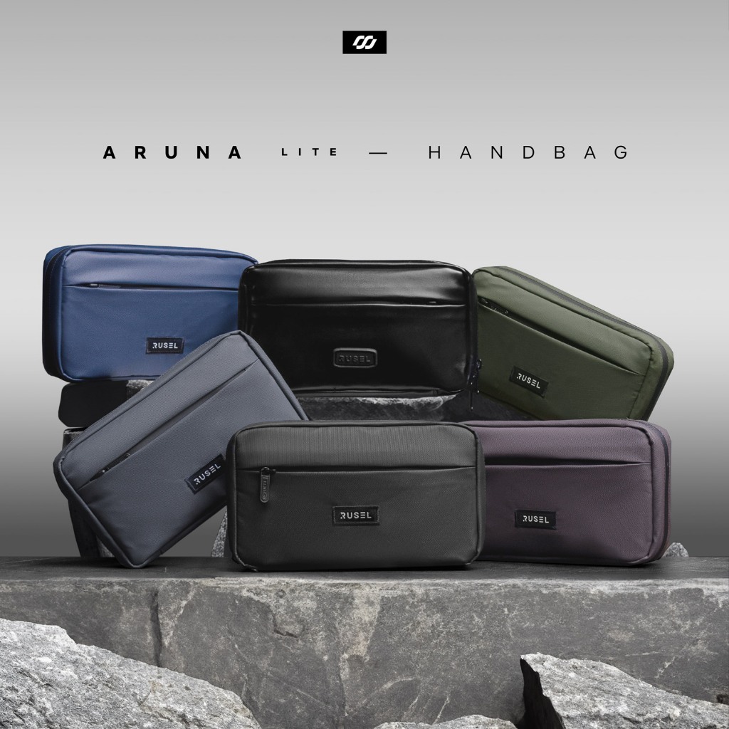 RUSEL CO - Handbag Aruna Lite Clutch Pria Tahan Air