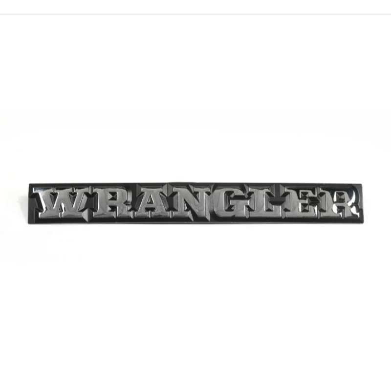 emblem tulisan wrangler Jeep wrangler YJ TJ