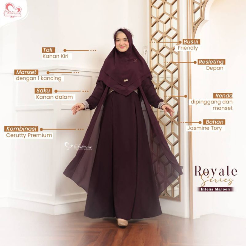 Royale series Salvina Mom set khimar