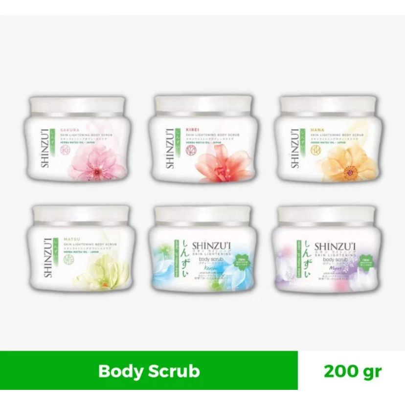 Shinzui Body Scrub 200gr (besar)