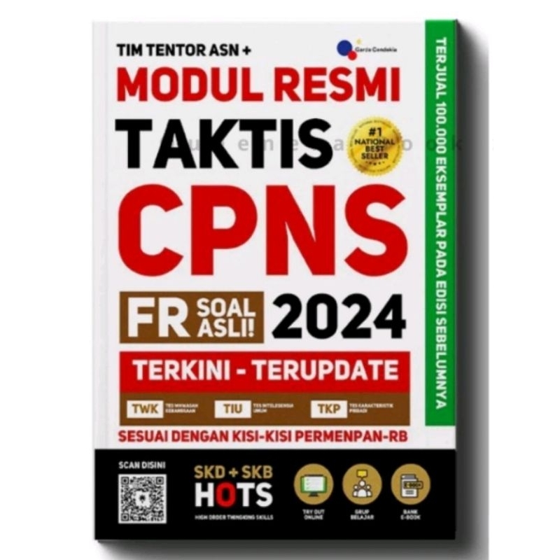 

MODUL RESMI TAKTIS CPNS EDISI 2024 FR SOAL ASLI TERKINI - TERUPDATE