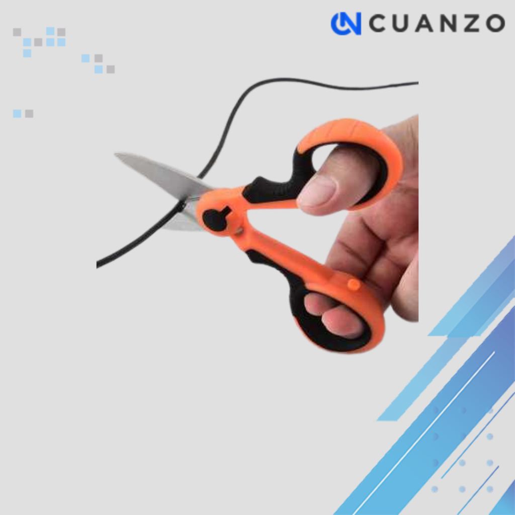 

Gunting Kabel Listrik Multifungsi Anti-Slip Stainless Steel/Pemotong Kabel Kawat Mata Gunting Tajam Anti Slip Mudah Digunakan/Alat Pemotong Pertukangan Alat Kantor Gunting Memiliki Lubang Setengah Lingkaran Kuat Tahan Korosi Mudah Dibersihkan Awet