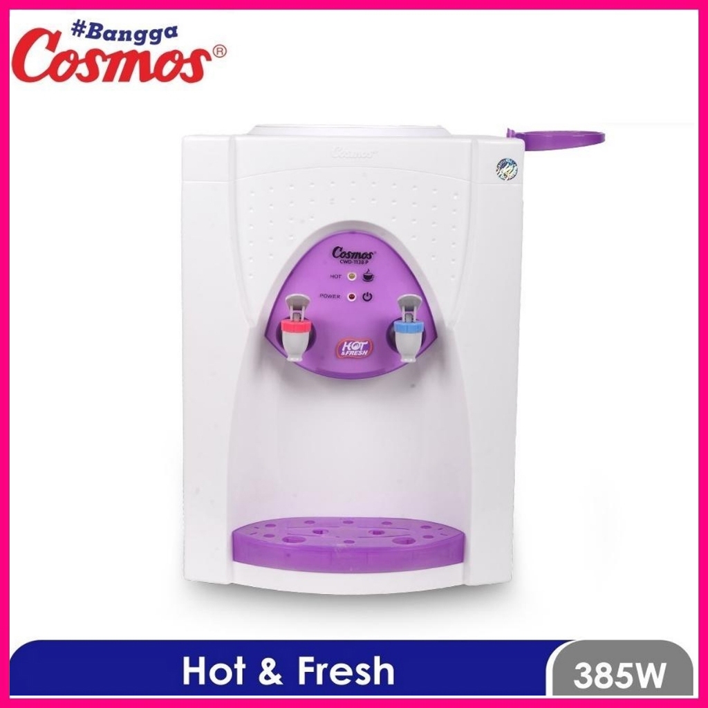 Dispenser Cosmos CWD 1138 Hot Normal air minuman Stainless Kran Water