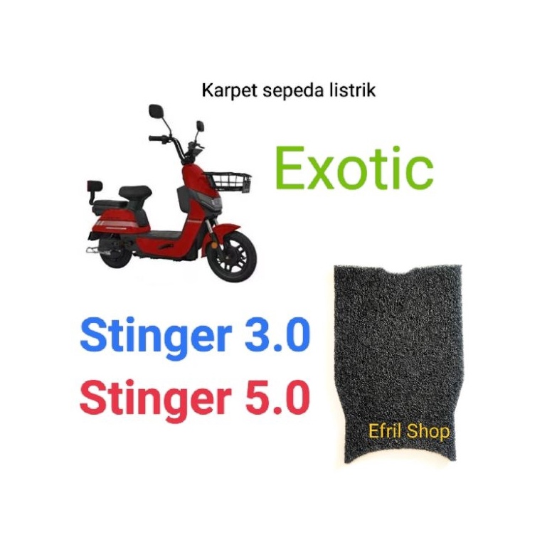 SALEE  Karpet sepeda listrik Exotic STINGER 3 STINGER 5