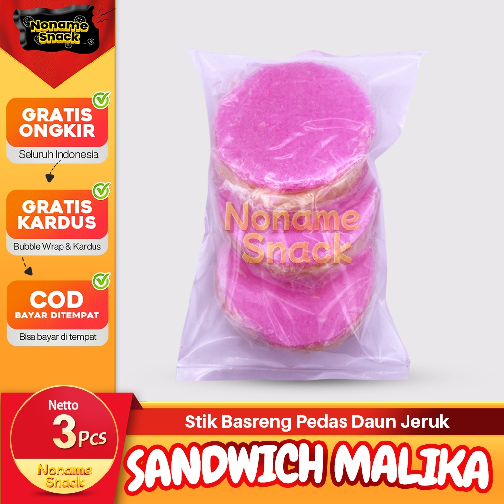 

NoName Snack - Sandwich Rambut Nenek Aromanis 3 Lapis Grosir 70grbu