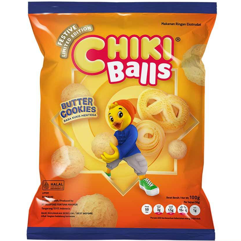 

CHIKI Snack Balls Butter Cookies 100gr