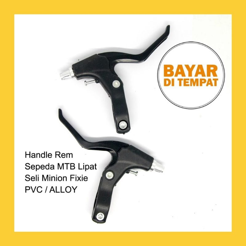 handle rem tuas rem sepeda 20 24 26 mtb lipat semi aloy