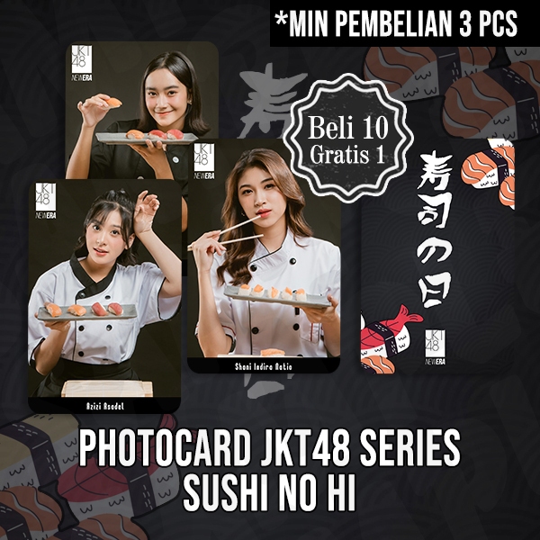 PHOTOCARD JKT48 SUSHI NO HI UNOFFICIAL
