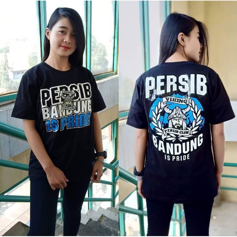 kaos persib distro jumbo hitam biru persib bandung viking baju bobotoh