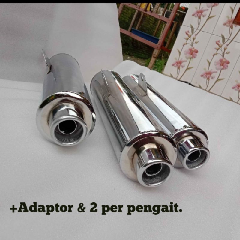 Silencer knalpot CKD Supra X125 / satria Fu Bobokan/Bedelan pnp Vixion/cb150r/Jupiter MX/Sonic/Vega/