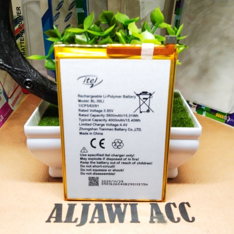 Baterai Batre Battery HP ITEL VISION 1 / VISION 1 Pro / Vision 2 L6005 P36 Play L6501 L6502 Itel S16