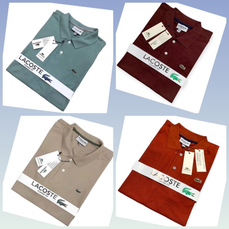 Kaos Pria polo Lacoste pria Dewasa.COD