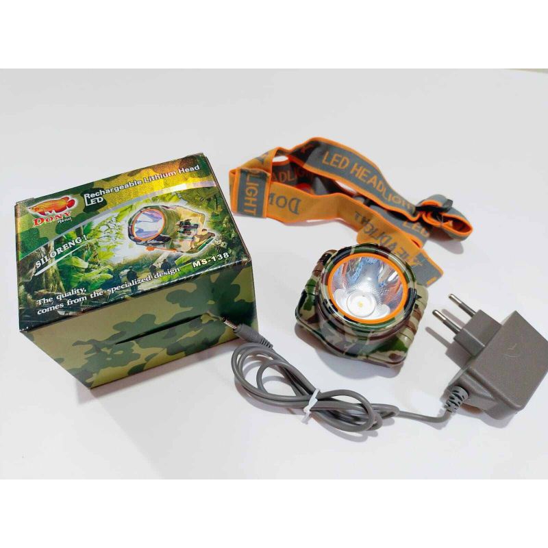 Dony Senter Kepala LED 5W MS-138 Si Loreng 