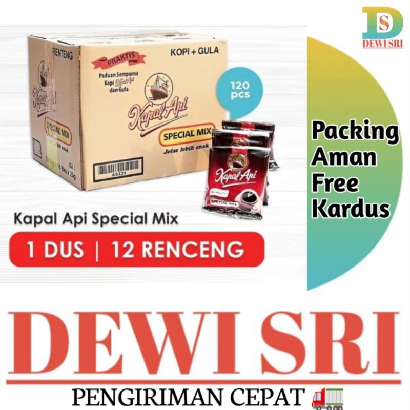 

KOPI KAPAL API SPECIAL MIX 1Dus isi 12 renteng