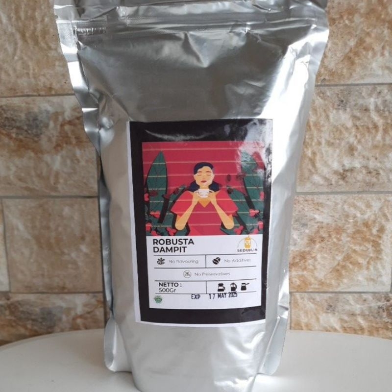 

Biji Kopi Robusta Dampit/Lampung/Flores 500 gr [SEDUH.IN]