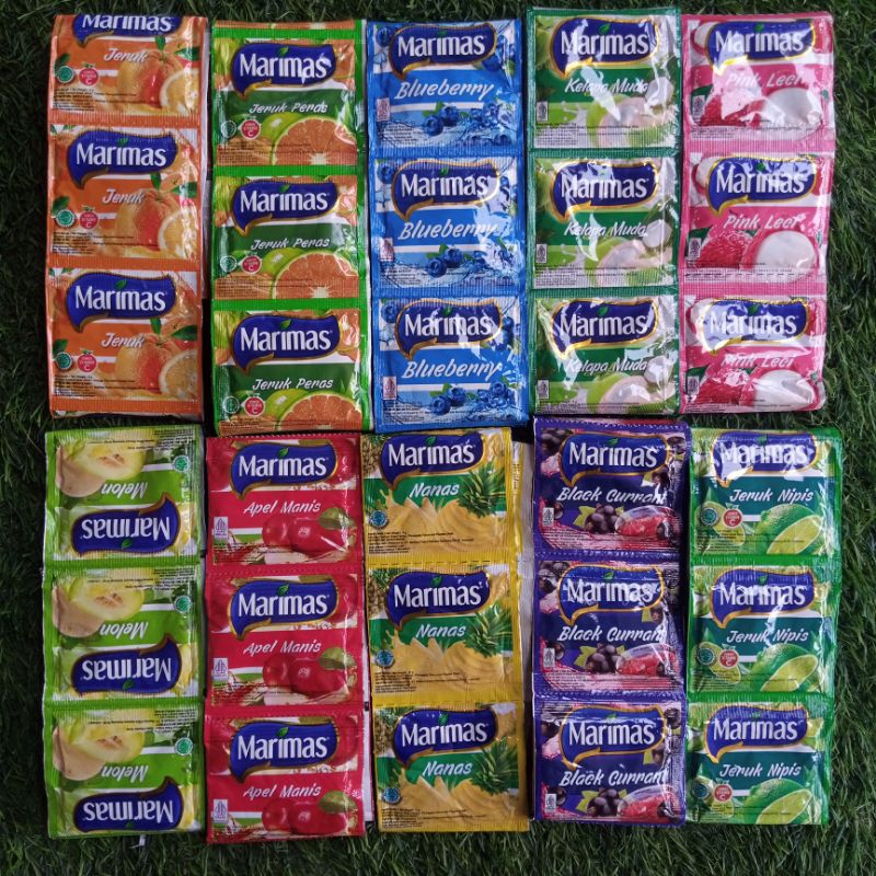 

100 Sachet Marimas Minuman Serbuk Aneka Rasa