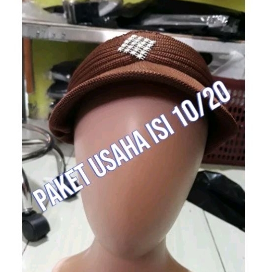 (PAKET USAHA ISI 10/20) Ciput rajut nenek topi payet ciput rajut daleman kerudung daleman murah