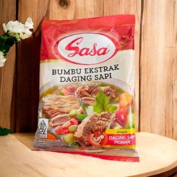 

Sasa Bumbu Ekstra Daging Sapi 250g / Bumbu penyedap sasa rasa sapi