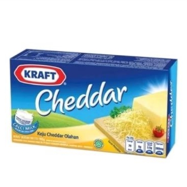 

Keju Kraft Cheddar 150 gram dan Slice Single 5pcs